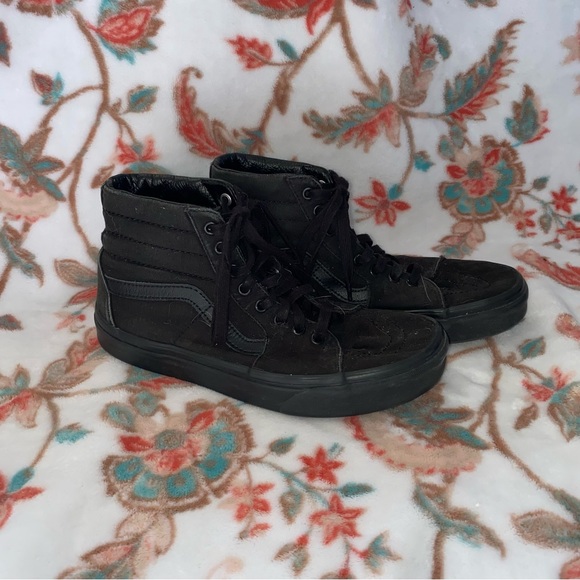 Vans Shoes - black high top vans